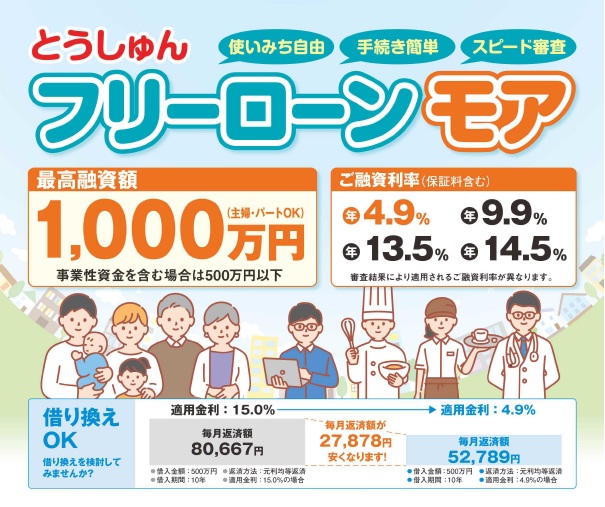 オリコ保証付フリーローン・モア